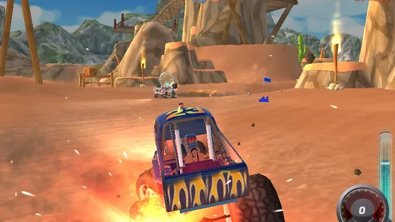 Kart Wars — cartoon multiplayer kart combat racing