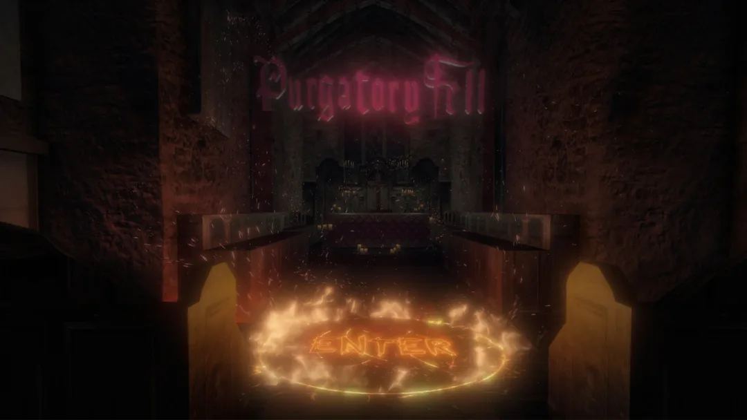 Purgatory Fell VR — church entrance