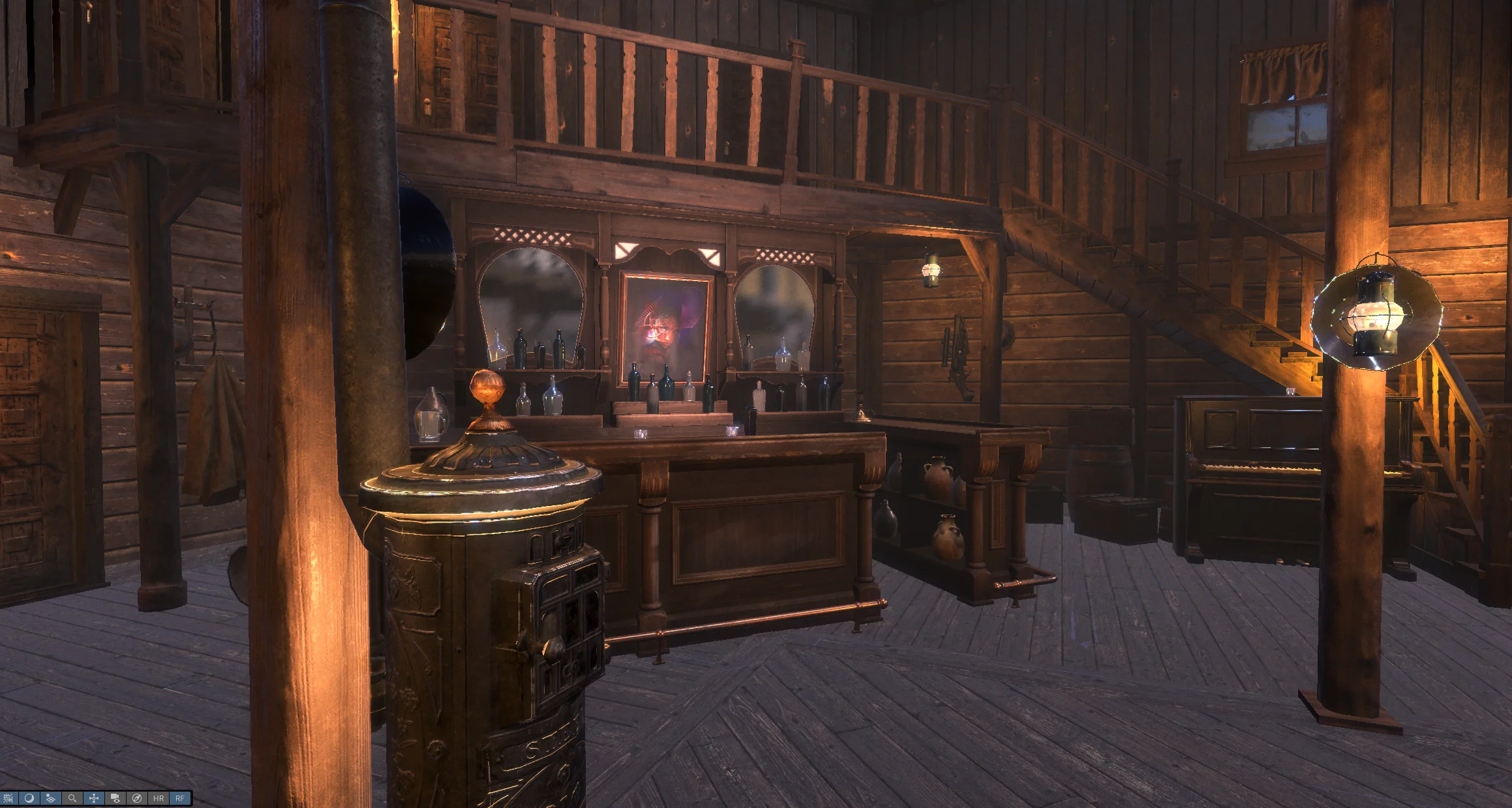 West Off - Saloon Interior